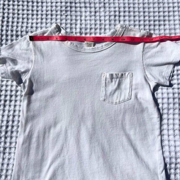 Crewcuts White Short Sleeve Tee with Front Pocket - Picture 4 of 8